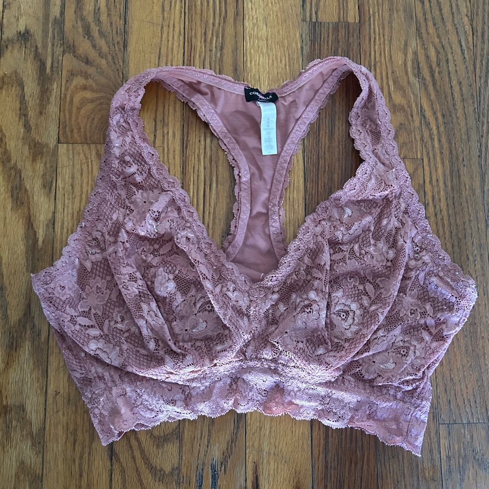 Cosabella Large Cup Size Lace Bralette - M